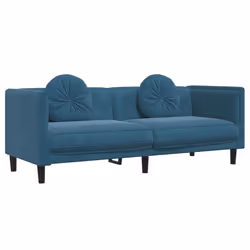 VidaXL 3209255 Ensemble de meubles de salle à manger Bleu - Vue supplémentaire 5