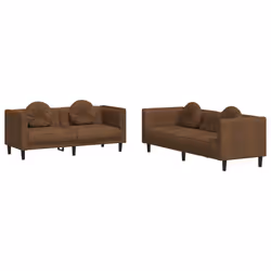 VidaXL 3209256, Marron, Polyester, Polywood, Bois, 3 siège(s), 193,5 cm, 77 cm, 70 cm