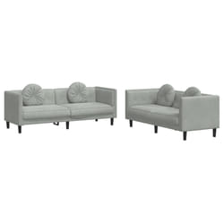 VidaXL 3209257 Ensemble de meubles de salle à manger Gris