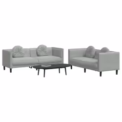VidaXL 3209257 Ensemble de meubles de salle à manger Gris