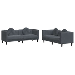 VidaXL 3209258 Ensemble de meubles de salle à manger Gris