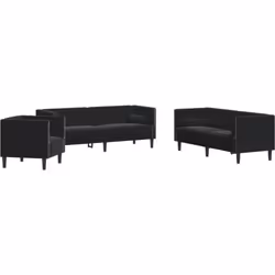 Cet ensemble de canapé Chesterfield est un excellent endroit pour discuter, lire, regarder la télévision ou simplement se dét ...