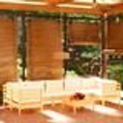 vidaXL Ensemble à manger de jardin et coussins 17 pcs mélange beige