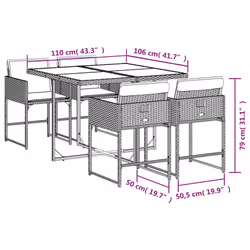 VidaXL 3211258 ensemble de meubles de jardin - Vue supplémentaire 4