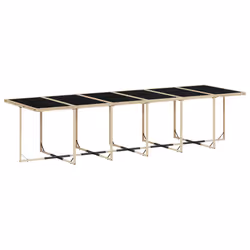 Ensemble À Manger De Jardin Et Coussins 17 Pcs Beige Vidaxl - Vue supplémentaire 2