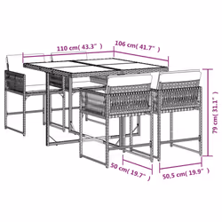 VidaXL 3211434 ensemble de meubles de jardin - Vue supplémentaire 4