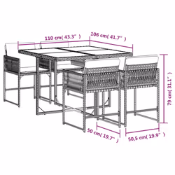VidaXL 3211436 ensemble de meubles de jardin - Vue supplémentaire 4