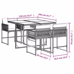 VidaXL 3211440 ensemble de meubles de jardin - Vue supplémentaire 4
