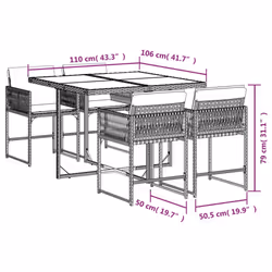VidaXL 3211444 ensemble de meubles de jardin - Vue supplémentaire 4