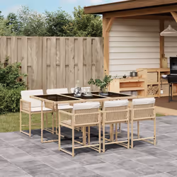 VidaXL 3211450 ensemble de meubles de jardin Beige, Gris - Vue supplémentaire 2