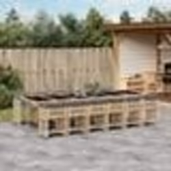 vidaXL Ensemble à manger de jardin coussins 13 pcs mélange beige rotin