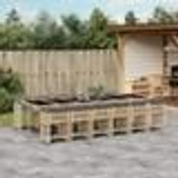 vidaXL Ensemble à manger de jardin coussins 13 pcs mélange beige rotin