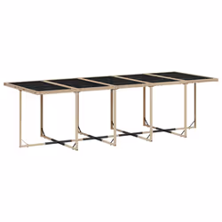 Ensemble À Manger De Jardin Et Coussins 15 Pcs Beige Vidaxl - Vue supplémentaire 2