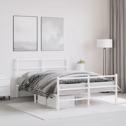 Si vous recherchez un cadre de lit robuste pour votre chambre à coucher, ce cadre de lit classique au design élégant et intem ...