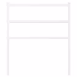 VidaXL 355440 tête de lit et pied de lit Blanc