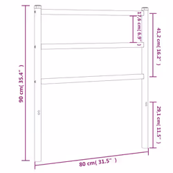 VidaXL 355440 tête de lit et pied de lit Blanc