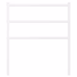 VidaXL 355441 tête de lit et pied de lit Blanc