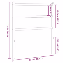 VidaXL 355441 tête de lit et pied de lit Blanc