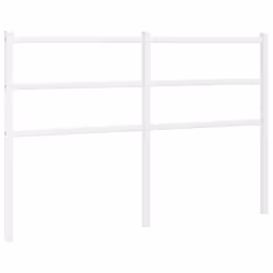 VidaXL 355446, Blanc, Acier, 135 cm, 1420 mm, 90 cm, 30 mm