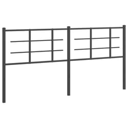 VidaXL 355597 tête de lit et pied de lit Noir