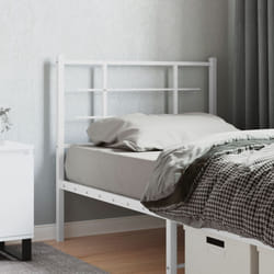 VidaXL 355640 tête de lit et pied de lit Blanc