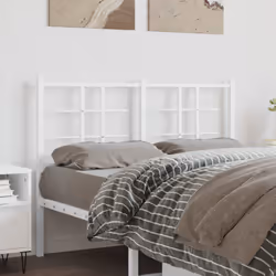 VidaXL 355641 tête de lit et pied de lit Blanc