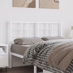 VidaXL 355643 tête de lit et pied de lit Blanc