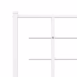 VidaXL 355645 tête de lit et pied de lit Blanc - Vue supplémentaire 5