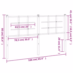 VidaXL 355645 tête de lit et pied de lit Blanc - Vue supplémentaire 6