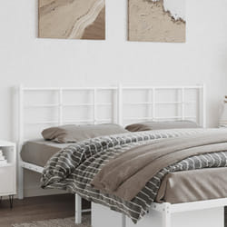 VidaXL 355646 tête de lit et pied de lit Blanc
