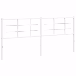 VidaXL 355648, Blanc, Acier, 2 m, 2060 mm, 90 cm, 30 mm