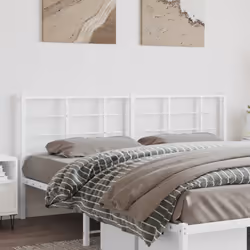 VidaXL 355648 tête de lit et pied de lit Blanc