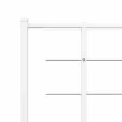 VidaXL 355648 tête de lit et pied de lit Blanc - Vue supplémentaire 4
