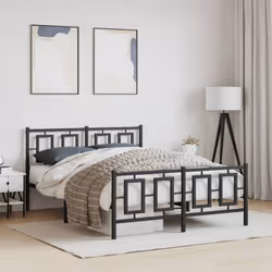 Si vous recherchez un cadre de lit robuste pour votre chambre à coucher, ce cadre de lit classique au design élégant et intem ...
