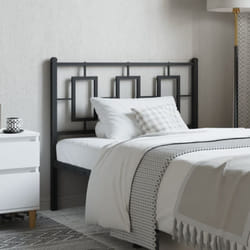 Tête de lit métal noir 100 cm vidaXL