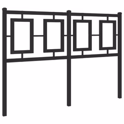 VidaXL 374272, Noir, Acier, 120 cm, 1250 mm, 91 cm, 30 mm
