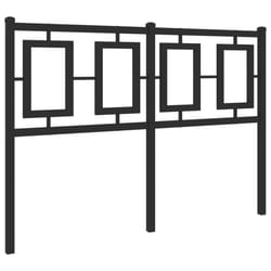 VidaXL 374275 tête de lit et pied de lit Noir