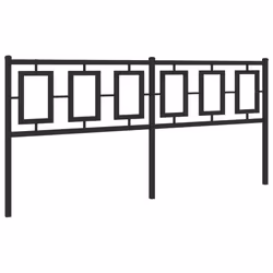 VidaXL 374278, Noir, Acier, 193 cm, 1980 mm, 91 cm, 30 mm