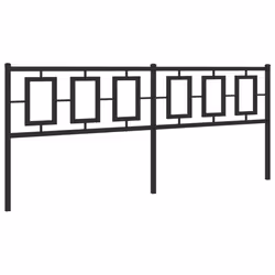 VidaXL 374279, Noir, Acier, 2 m, 2060 mm, 91 cm, 30 mm
