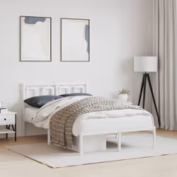 Si vous recherchez un cadre de lit robuste pour votre chambre à coucher, ce cadre de lit classique au design élégant et intem ...