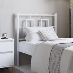 VidaXL 374316 tête de lit et pied de lit Blanc