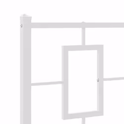 VidaXL 374317 tête de lit et pied de lit Blanc - Vue supplémentaire 6