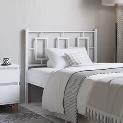 VidaXL 374320 tête de lit et pied de lit Blanc