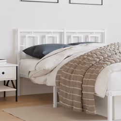 VidaXL 374322 tête de lit et pied de lit Blanc