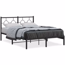 Si vous recherchez un cadre de lit robuste pour votre chambre à coucher, ce cadre de lit classique au design élégant et intem ...