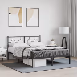 Si vous recherchez un cadre de lit robuste pour votre chambre à coucher, ce cadre de lit classique au design élégant et intem ...