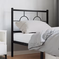 VidaXL 376252 tête de lit et pied de lit Noir