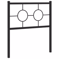 VidaXL 376253, Noir, Acier, 80 cm, 850 mm, 91 cm, 30 mm