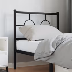 VidaXL 376253 tête de lit et pied de lit Noir