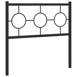 VidaXL 376254 tête de lit et pied de lit Noir